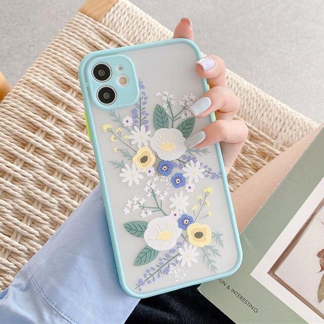 Flower Leaf Case-C2865-S1 11P-case-Jelly Cases