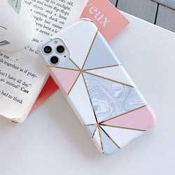 Geometric Splicing Marble Case-CH2055-S1-XR-case-Jelly Cases