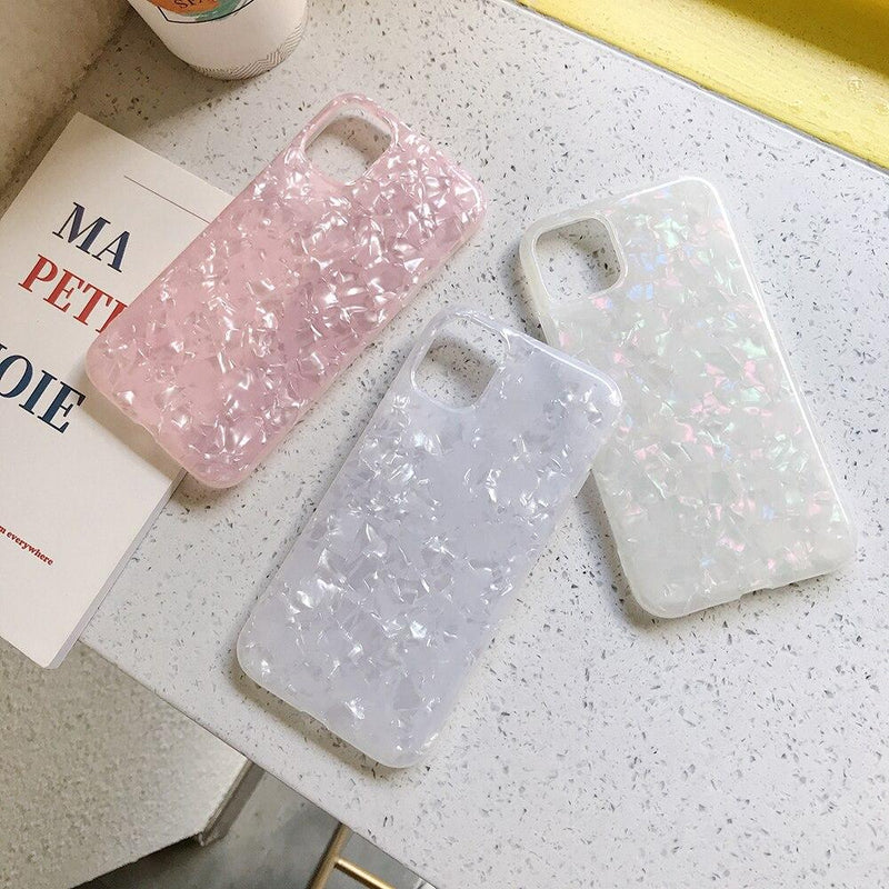 Glitter Shell Pattern Case-C2814-WE14PM-case-Jelly Cases