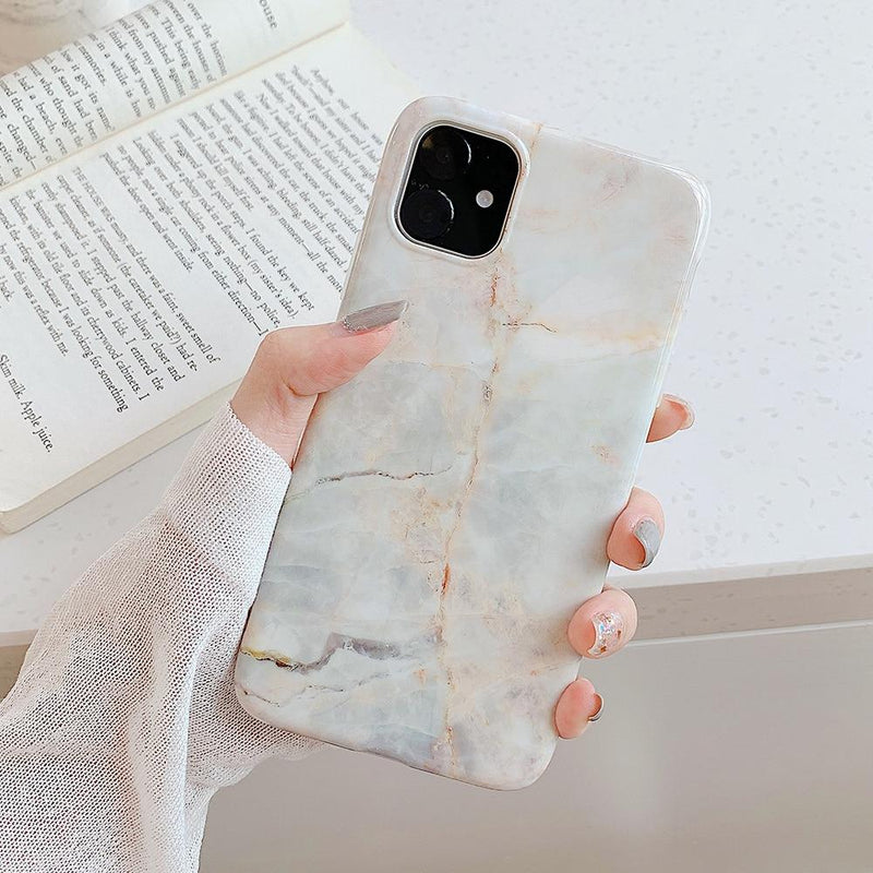 Glossy Marble Case-CH0176-S3-XR-case-Jelly Cases