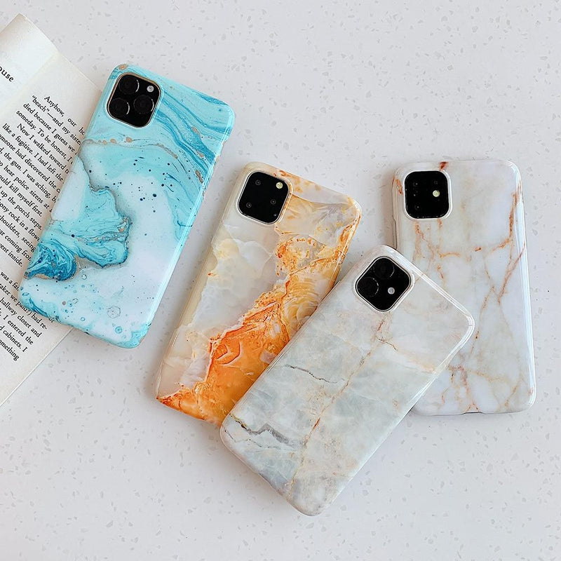 Glossy Marble Case-CH0176-S1-14PM-case-Jelly Cases