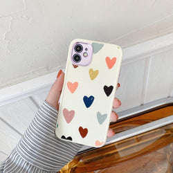 Heart Flowers Case-CH2182-S1-7/8-case-Jelly Cases