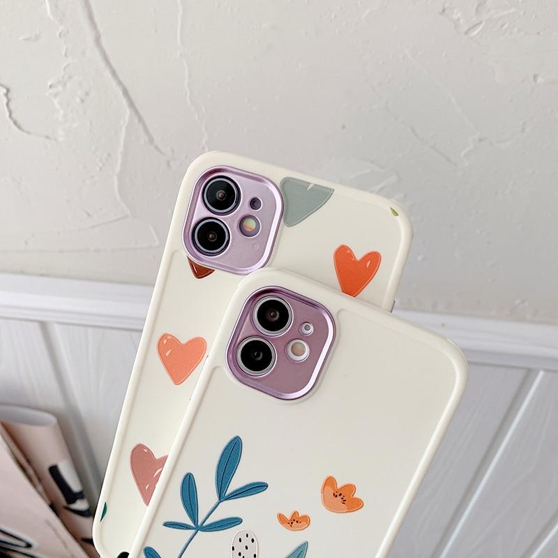 Heart Flowers Case-CH2182-S2-12M-case-Jelly Cases
