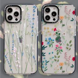 Korean Floral Case - Jelly Cases