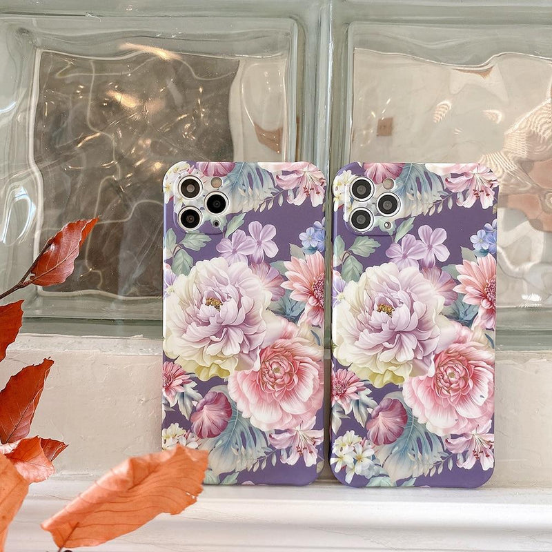 Lavender Floral Case - Jelly Cases