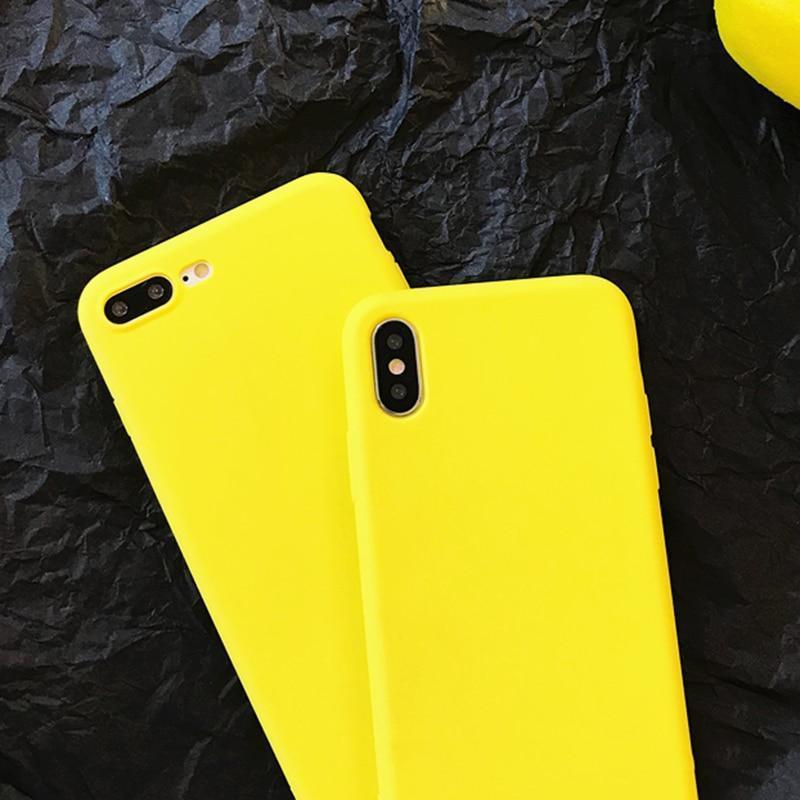 Lemon Yellow Case - Jelly Cases