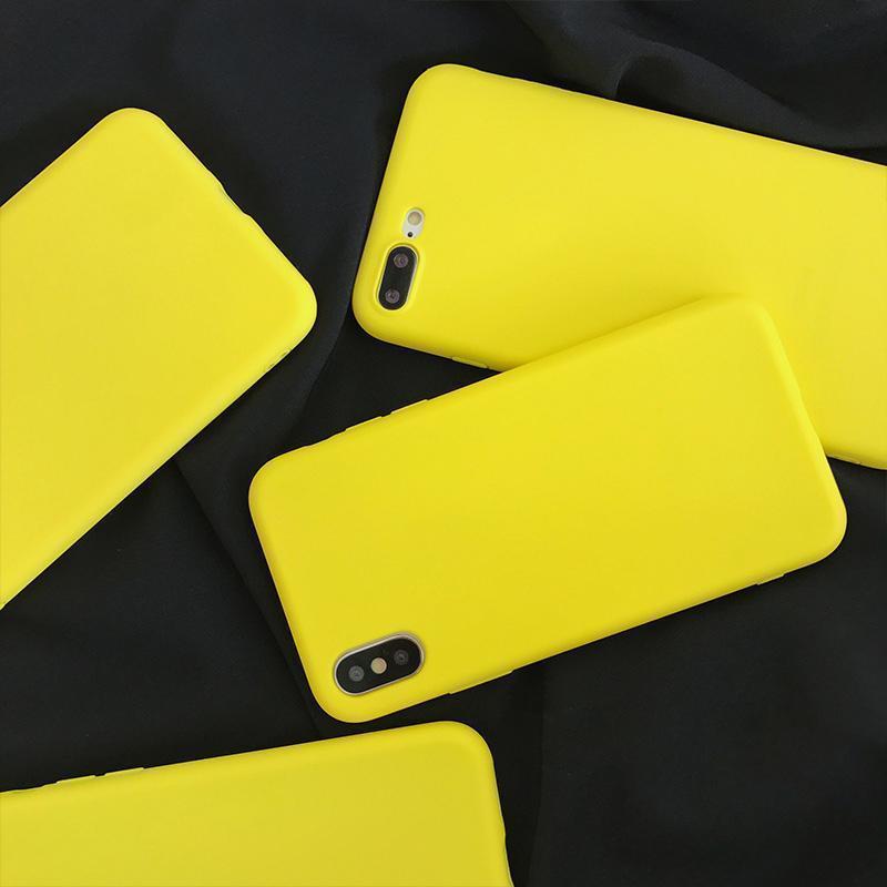 Lemon Yellow Case-C2869-6SP-case-Jelly Cases