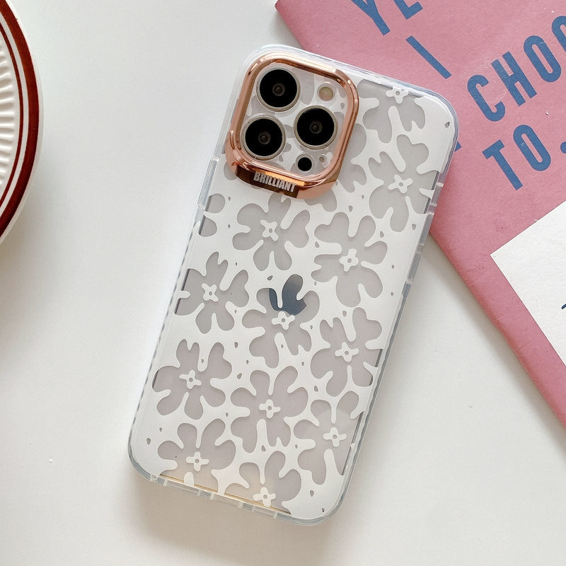 Leopard Love & Flowers Case - Jelly Cases