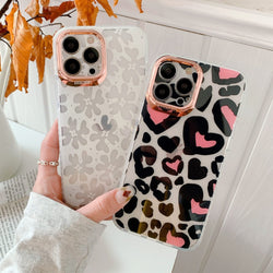 Leopard Love & Flowers Case-CH2938-S1-14PM-case-Jelly Cases