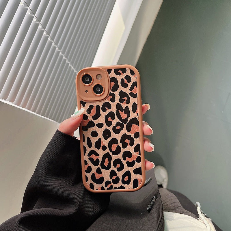 Leopard Print Case--case-Jelly Cases