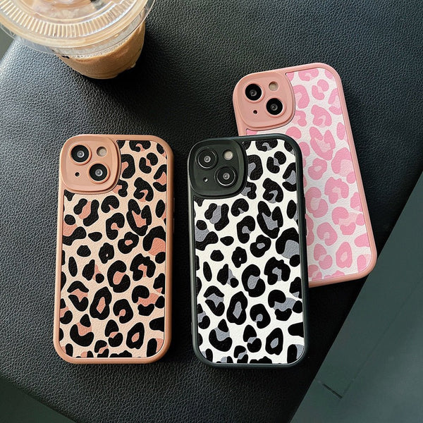 Leopard Print Case-C2881-S1-13PM-case-Jelly Cases