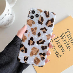 Leopard Print Dream Shell Case - Jelly Cases