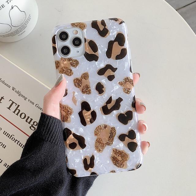 Leopard Print Dream Shell Case - Jelly Cases