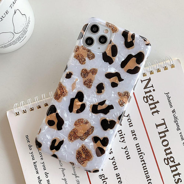 Leopard Print Dream Shell Case-CH2003-14PM-case-Jelly Cases