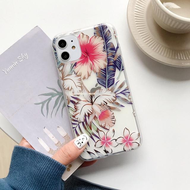 Luxury Floral Case-CH2041-S3-11-case-Jelly Cases