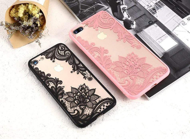 Luxury Lace Flower Case-C2962-WEX/XS-case-Jelly Cases