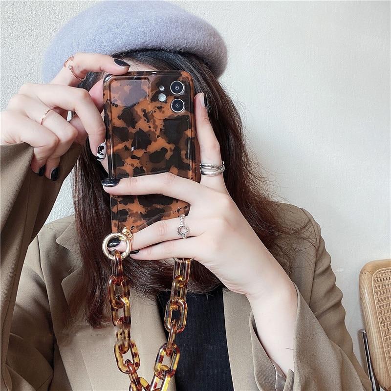 Luxury Leopard Chain Case-CH2637-12-case-Jelly Cases