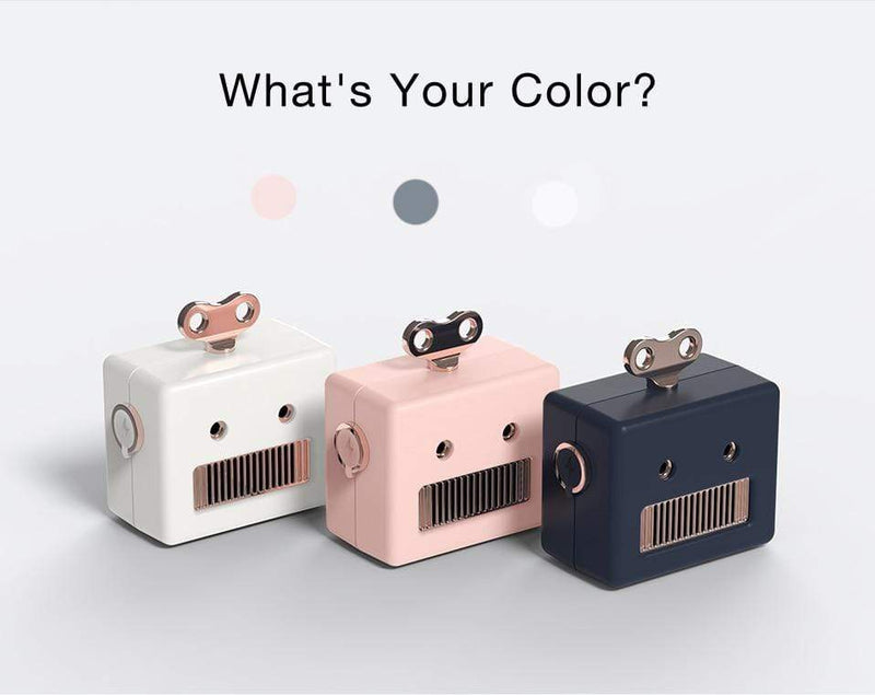 Mini Robot Bluetooth Speaker-15540085-white--Jelly Cases