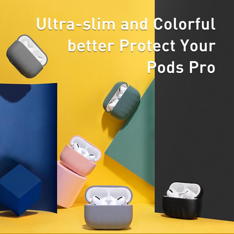Non-Slip Airpods Pro Silicone Case-32167546-pink-case-Jelly Cases