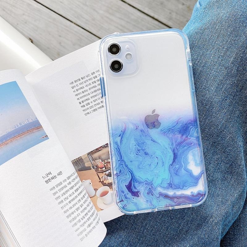 Ombre Marble Case-CH2845-S5-7/8P-case-Jelly Cases