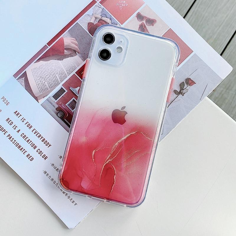 Ombre Marble Case-CH2845-S3-7/8P-case-Jelly Cases