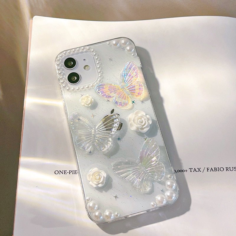 Pearl Butterfly Case-CH4071-14PM-case-Jelly Cases