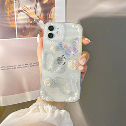 Pearl Butterfly Case-CH4071-XR-case-Jelly Cases