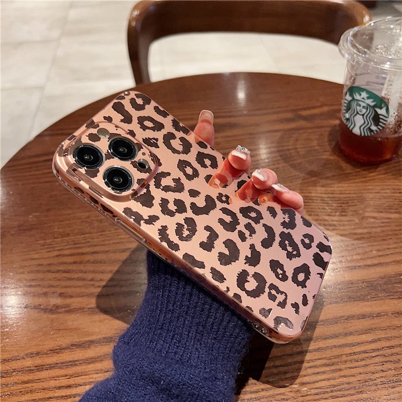 Pink Leopard Print Case - Jelly Cases