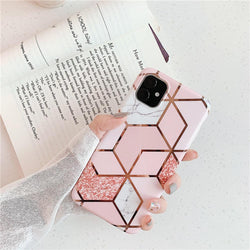 Pink Marble Case-C2889-6SP-case-Jelly Cases
