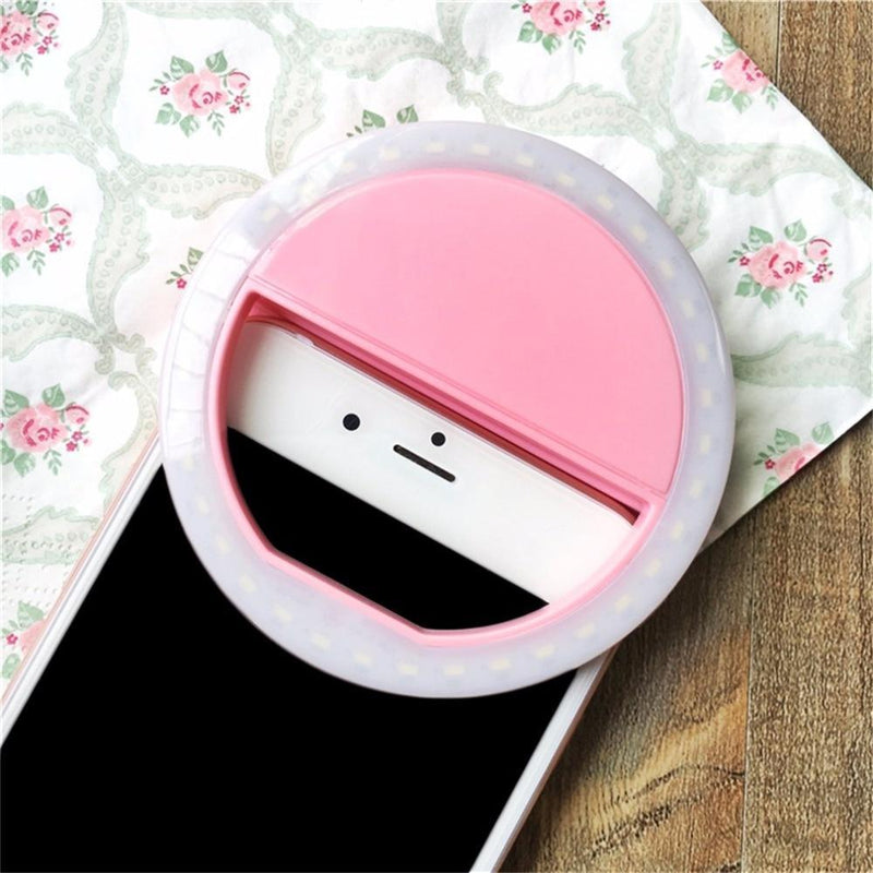 Portable LED Selfie Ring-C2857-PK--Jelly Cases