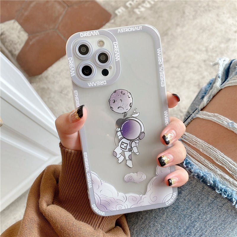 Pretty Astronaut Case-49588795-for-iphone-7-plus-style3-case-Jelly Cases
