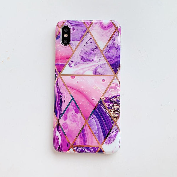 Purple Marble Case-CH2038-11PM-case-Jelly Cases
