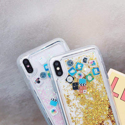 Quicksand Cute Apps Icon Case - Jelly Cases