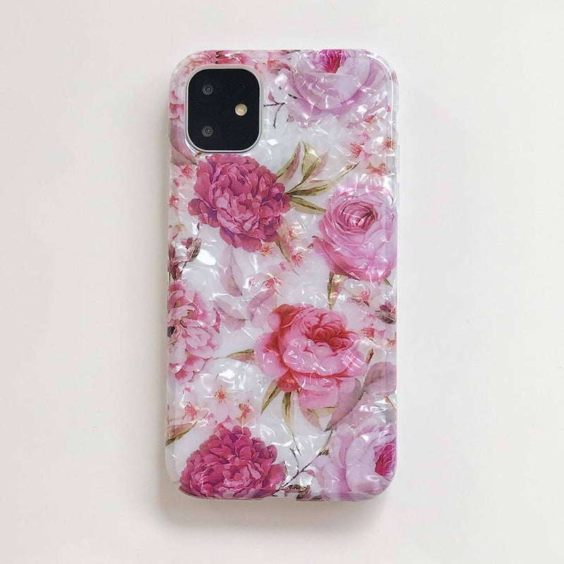 Retro Floral Dream Shell Case - Jelly Cases