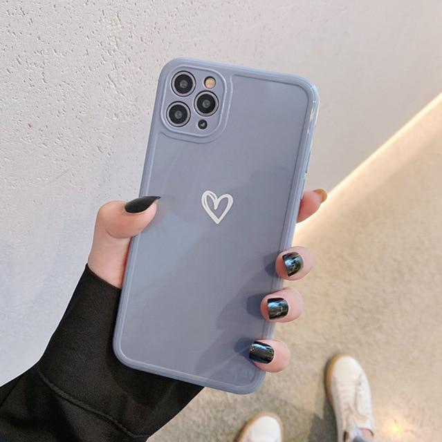 Shockproof Candy Heart Case-CH2181-GR12M-case-Jelly Cases