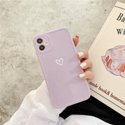 Shockproof Candy Heart Case-CH2181-PE7/8-case-Jelly Cases