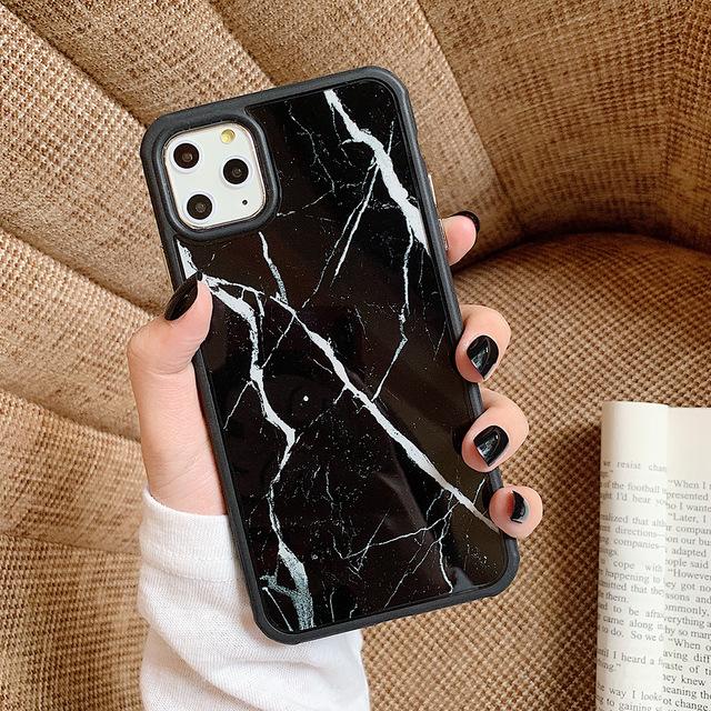 Shockproof Marble Case-C2805-BKX/XS-case-Jelly Cases
