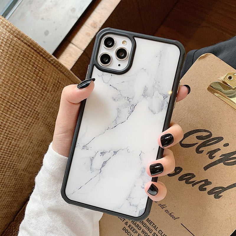 Shockproof Marble Case-C2805-BKX/XS-case-Jelly Cases