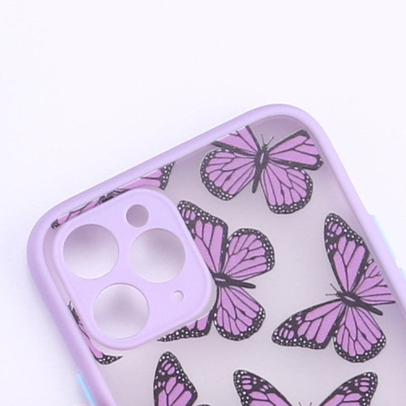 Shockproof Purple Butterfly Case-CH0175-7/8-case-Jelly Cases