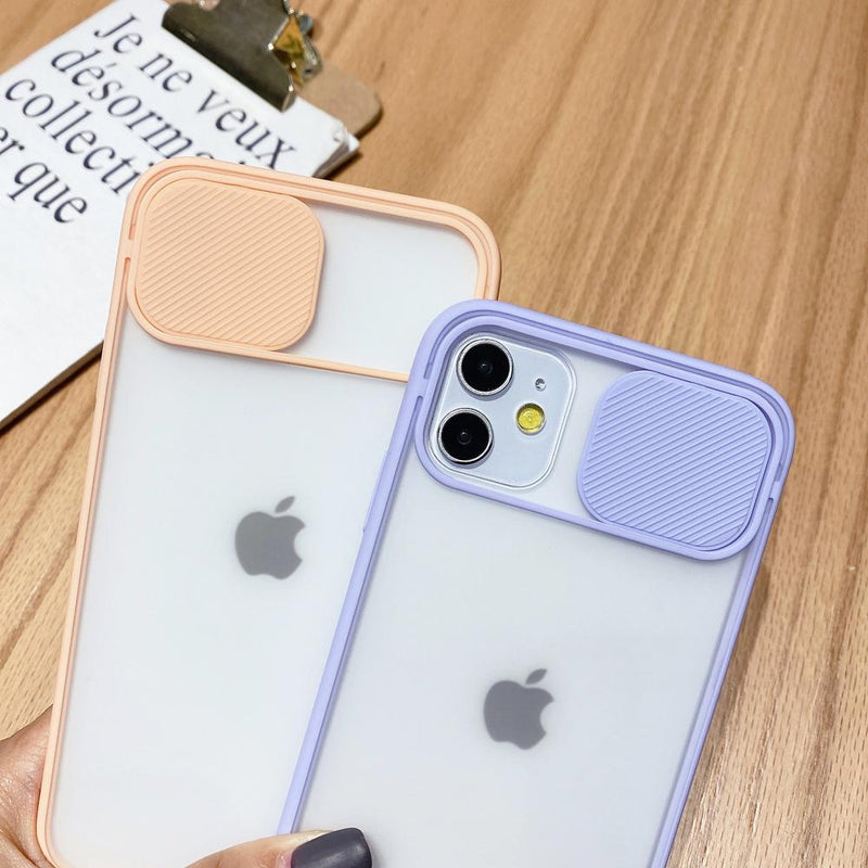 Slider Camera Protection Color Case - Jelly Cases