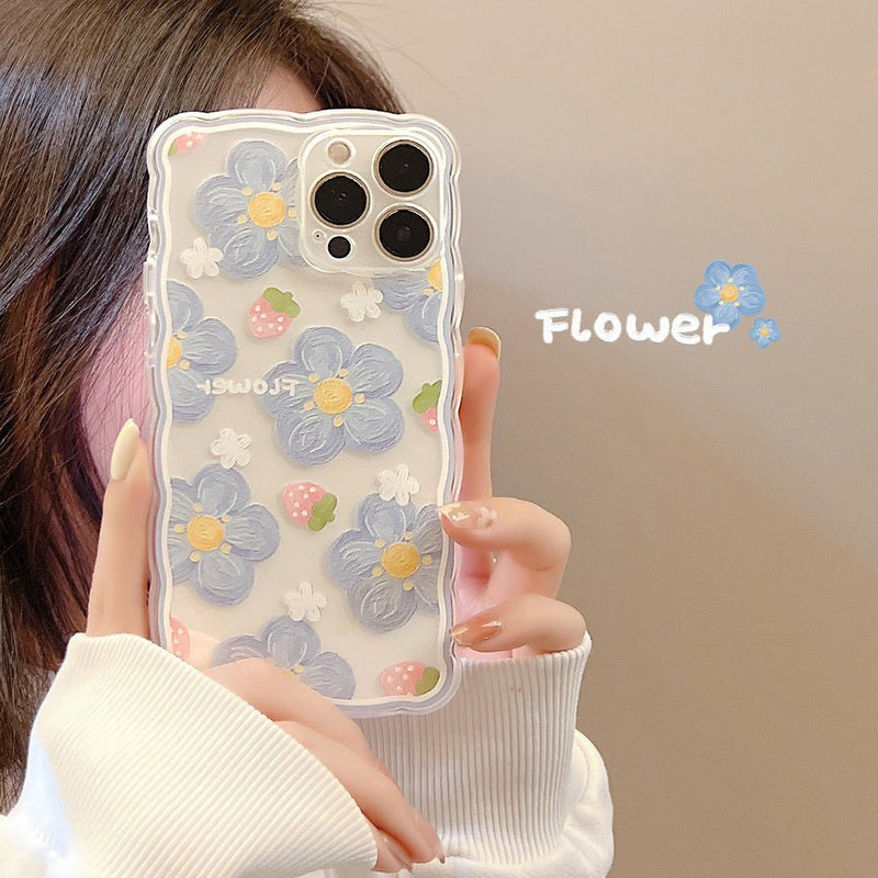 Soft Wavy Flower Case - Jelly Cases