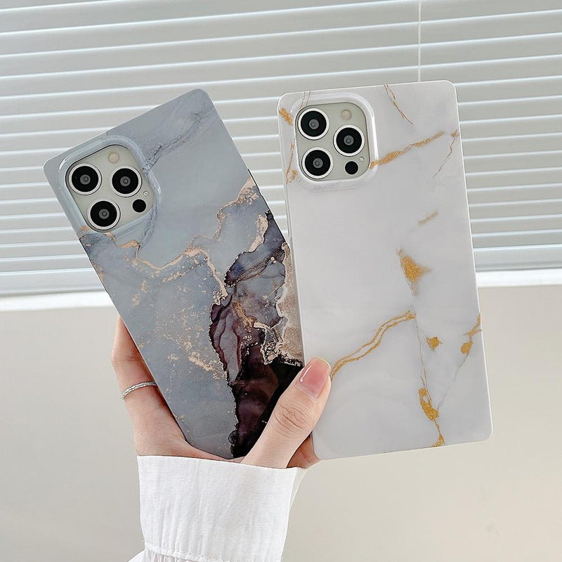 Square Marble Case - Jelly Cases