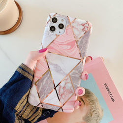 Triangular Marble Case - Jelly Cases