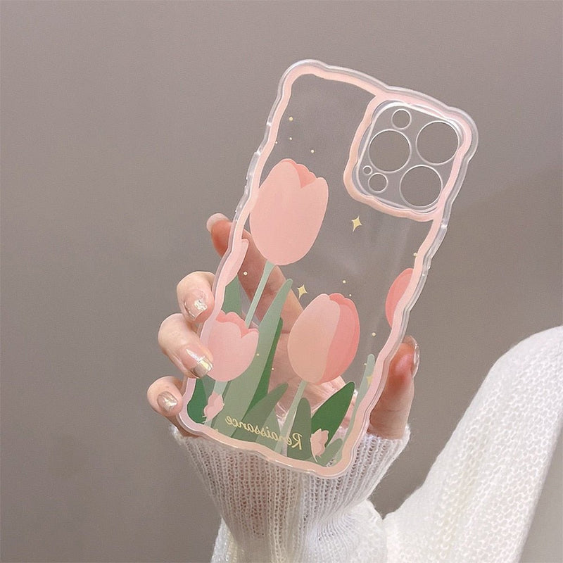 Tulip Wavy Clear Case - Jelly Cases