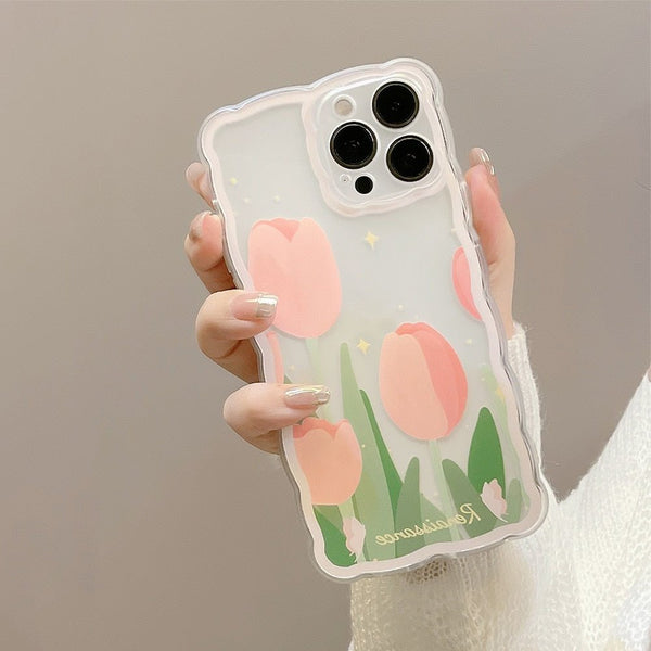 Tulip Wavy Clear Case-CH4090-7/8-case-Jelly Cases