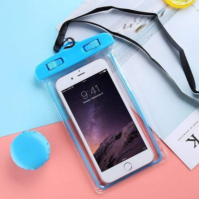 Universal Waterproof Phone Pouch Bag-C2832-BU--Jelly Cases