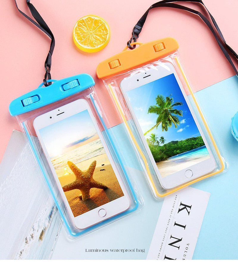 Universal Waterproof Phone Pouch Bag-C2832-OG--Jelly Cases