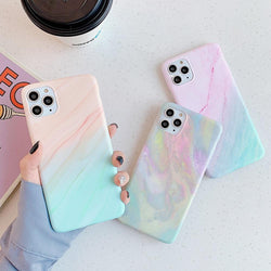 Vintage Marble Color Case - Jelly Cases