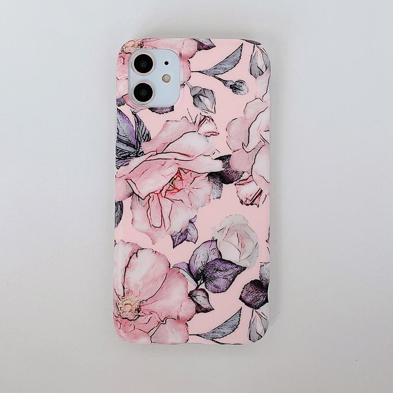 Vintage Pressed Flowers Case - Jelly Cases