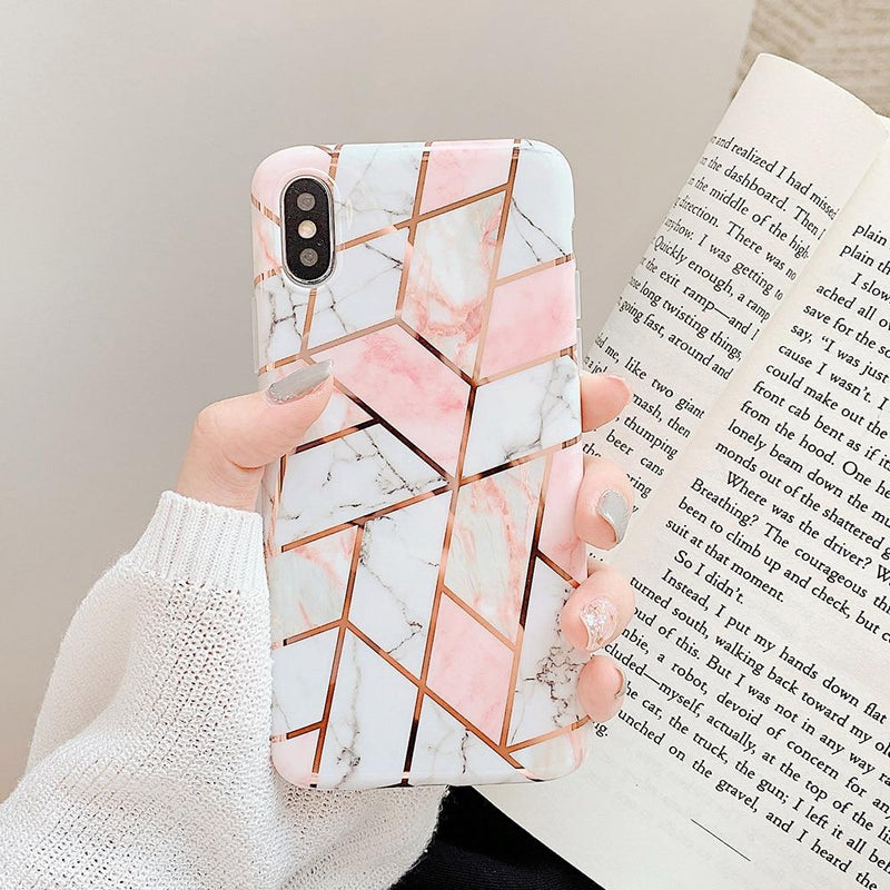 White Marble Case - Jelly Cases